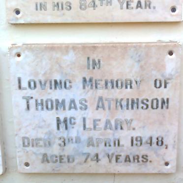 McLEARY Thomas Atkinson -1948
