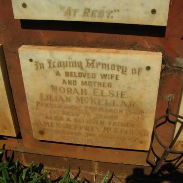 McKELLAR Norah Elsie Lilian -1964 :: McKELLAR James Jeffrey -1972