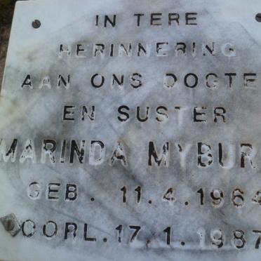MYBURGH Marinda 1964-1987