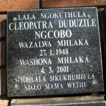NGCOBO Cleopatra Duduzile 1948-2001