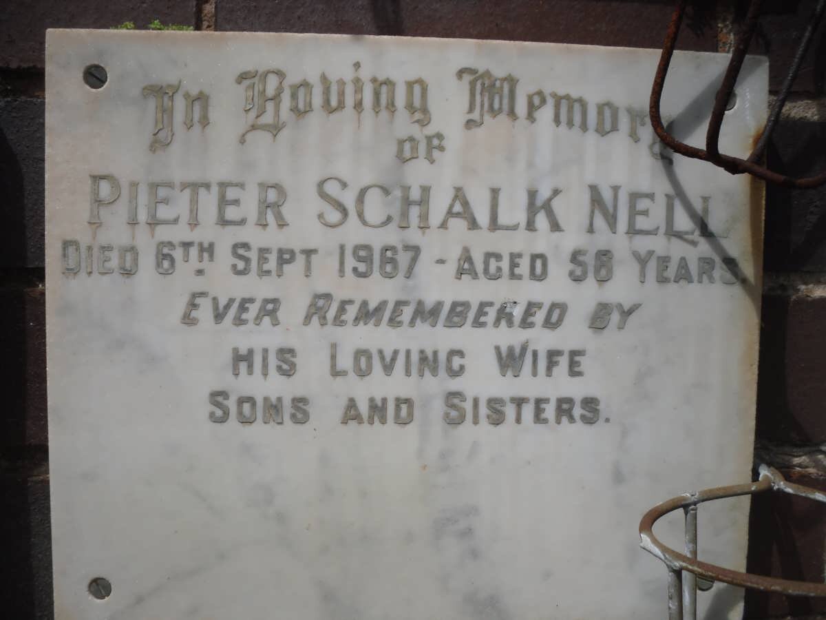 NELL Pieter Schalk -1967