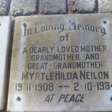NEILON Myrtle Hilda 1908-1984