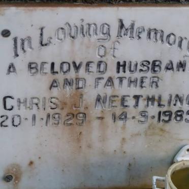NEETHLING Chris J. 1929-1989