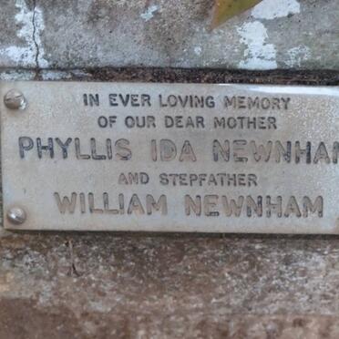 NEWNHAM William &amp; Phyllis Ida