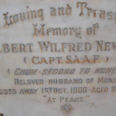NEWTON Albert Wilfred -1960