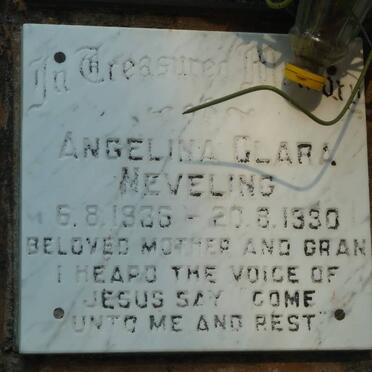 NEVELING Angelina Clara 1936-1990