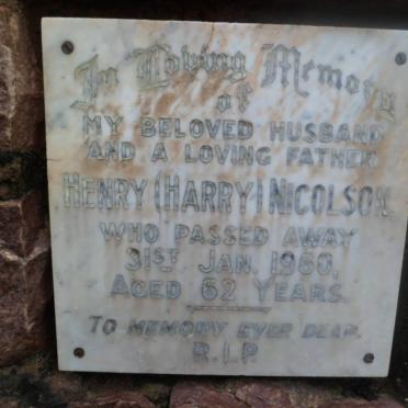 NICOLSON Henry -1960