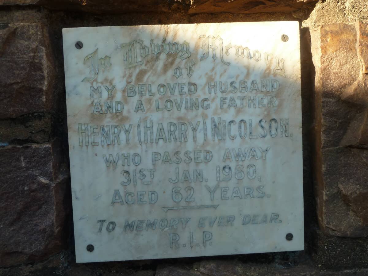 NICHOLSON Henry -1960