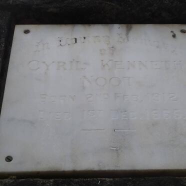 NOOT Cyril Kenneth 1912-1965