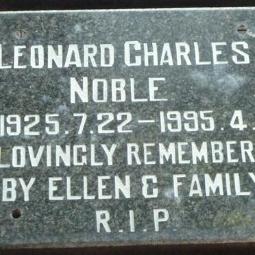 NOBLE Leonard Charles 1925-1995