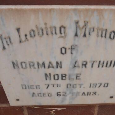NOBLE Norman Arthur -1970