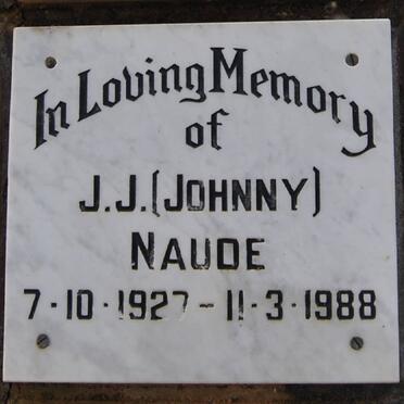 NAUDE J.J. 1927-1988