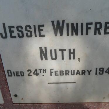 NUTH Jessie Winifred -1945
