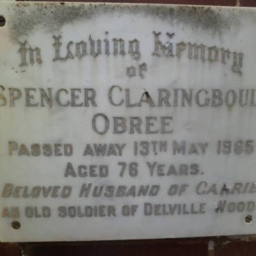 OBREE Spencer Claringbould -1965