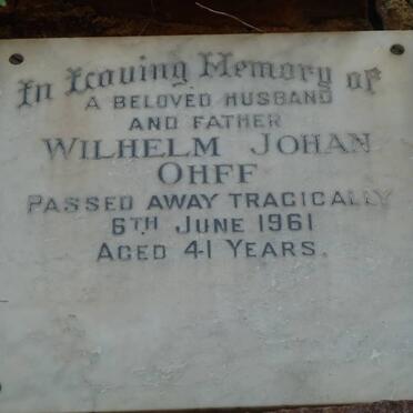 OHFF Wilhelm Johan -1961