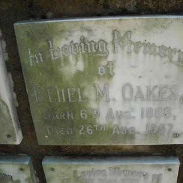 OAKES Ethel M. 1886-1957