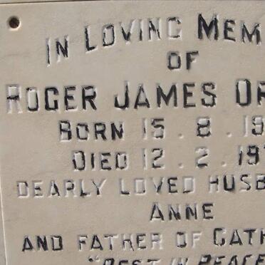 ORTLEPP Roger James 1944-1971