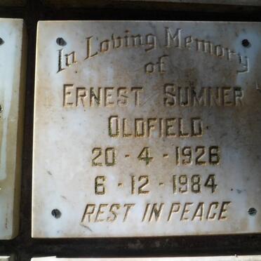 OLDFIELD Ernest Sumner 1926-1984
