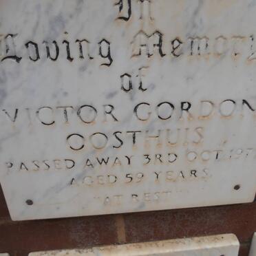 OOSTHUIS Victor Gordon -1971