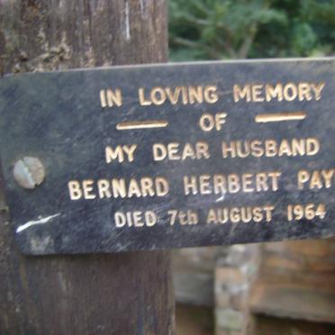 PAYNE Bernard Herbert -1964