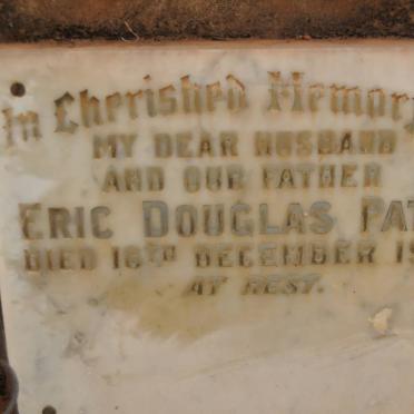 PATON Eric Douglas -1958