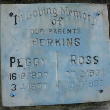 PERKINS Ross 1904-1988 &amp; Peggy 1907-1987