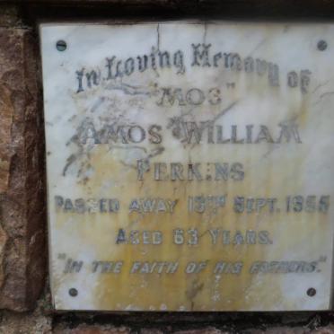 PERKINS Amos William -1955