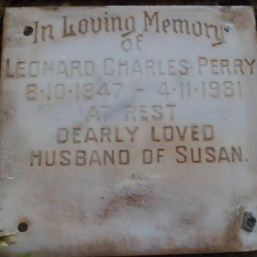 PERRY Leonard Charles 1947-1981