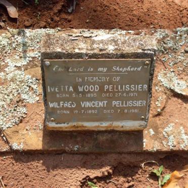 PELLISSIER Wilfred Vincent 1892-1981 &amp; Ivetta Wood 1895-1971