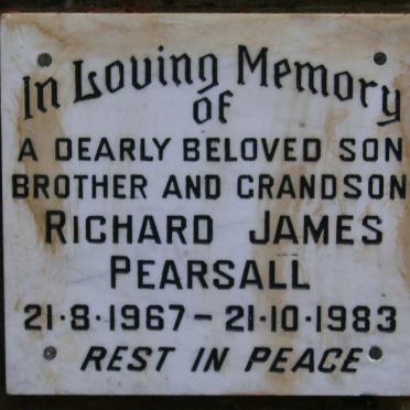 PEARSALL Richard James 1967-1983