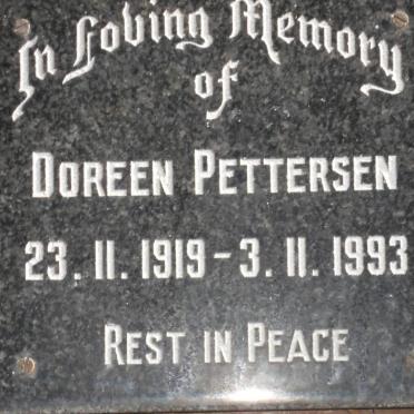 PETTERSEN Doreen 1919-1993