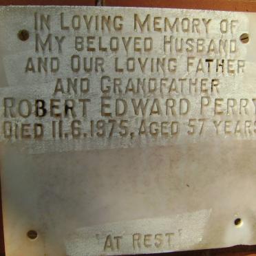 PERRY Robert Edward -1975