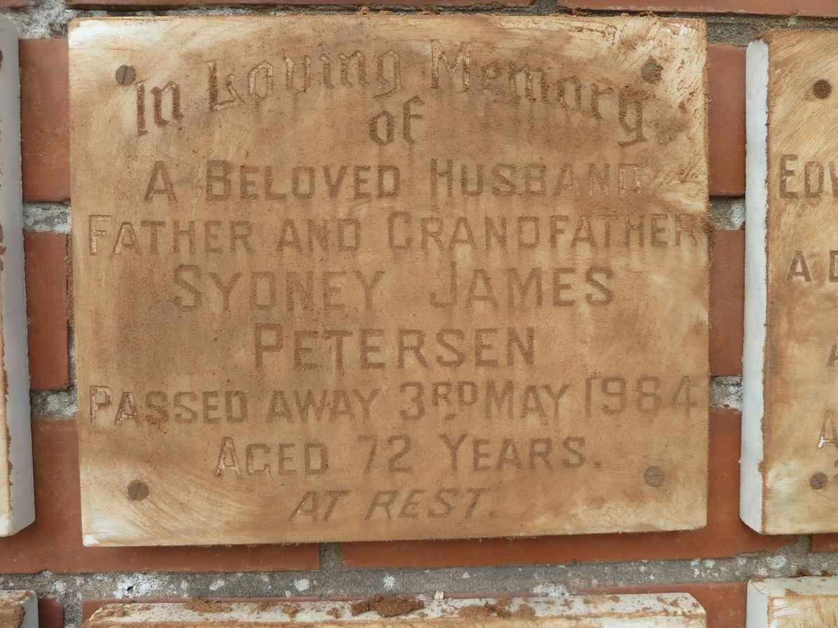 PETERSEN Sydney James -1984