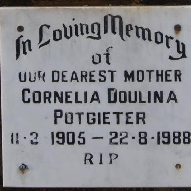POTGIETER Cornelia Doulina 1905-1988