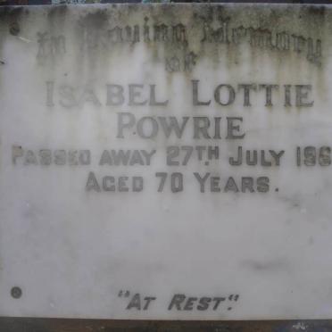 POWRIE Isabel Lottie -1965