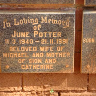 POTTER June 1940-1991