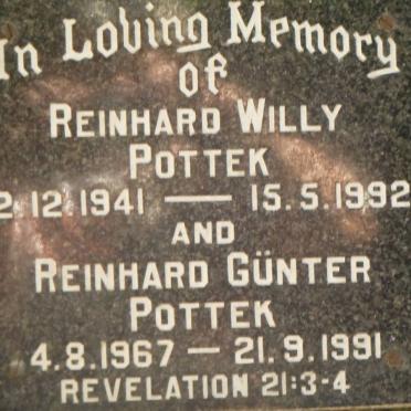 POTTEK Reinhard Willy 1941-1992 :: POTTEK Reinhard Gunter 1967-1991