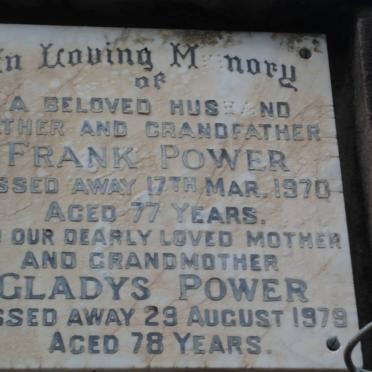 POWER Frank -1970 &amp; Gladys -1979