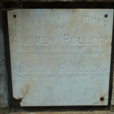 POLLOCK Andrew -1967 &amp; Jessie -1983