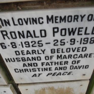 POWELL Ronald 1925-1980