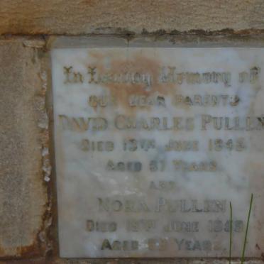 PULLEN David Charles -1945 &amp; Nora -1959