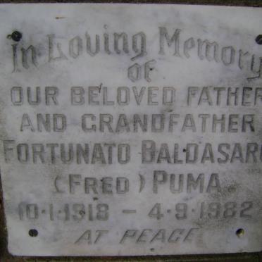 PUMA Fortunato Baldasaro 1918-1982