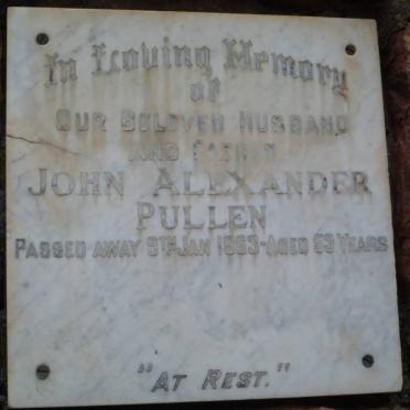 PULLEN John Alexander -1963