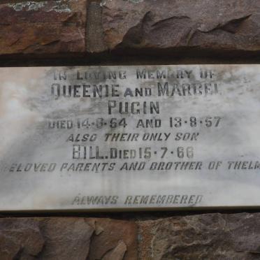 PUGIN Marcel -1957 &amp; Queenie -1954 :: PUGIN Bill -1966