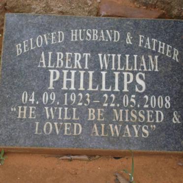 PHILLIPS Albert William 1923-2008
