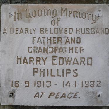 PHILLIPS Harry Edward 1913-1982