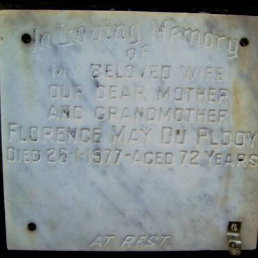 PLOOY Florence May, du -1977