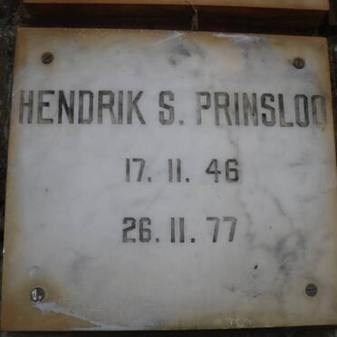 PRINSLOO Hendrik S. 1946-1977