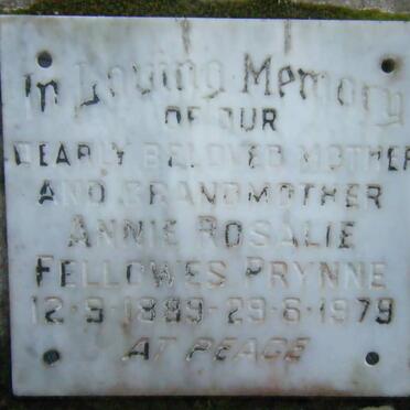 PRYNNE Annie Rosalie Fellowes 1889-1979