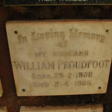PROUDFOOT William 1908-1965